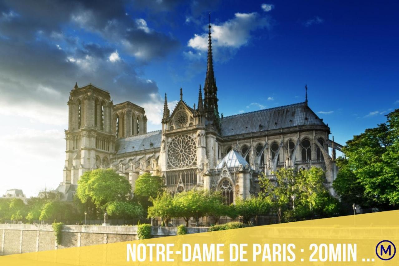 Immotovo - Suite Moderne - Paris 8 Min - Parking - Netflix Вильжюиф Экстерьер фото