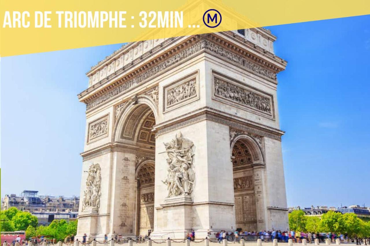 Immotovo - Suite Moderne - Paris 8 Min - Parking - Netflix Вильжюиф Экстерьер фото