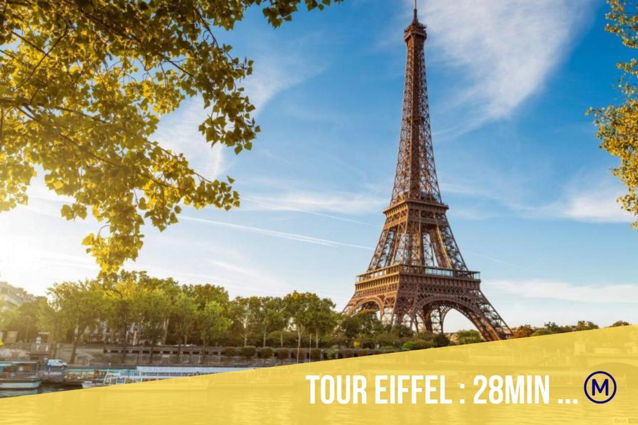 Immotovo - Suite Moderne - Paris 8 Min - Parking - Netflix Вильжюиф Экстерьер фото